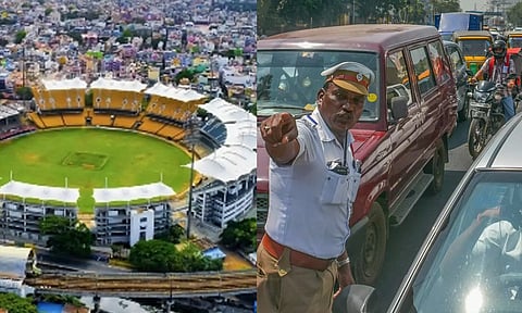 ஐ.பி.எல். கிரிக்கெட்: சென்னையில் போக்குவரத்து மாற்றம்