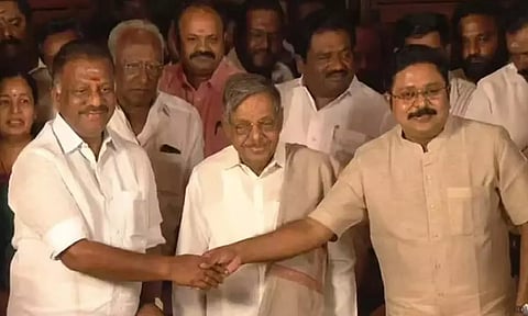 'கை' கோர்த்து செயல்பட முடிவு: பயன் அடைய போவது யார்?- ஓ.பன்னீர்செல்வமா? டி.டி.வி.தினகரனா?