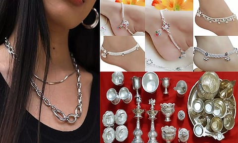 பெண்கள் விரும்பும் வெள்ளிப்பொருள்கள்...