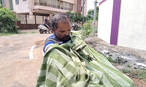 கோவையில் அடுக்குமாடி குடியிருப்பில் தவறி விழுந்த பெயிண்டர் பலி