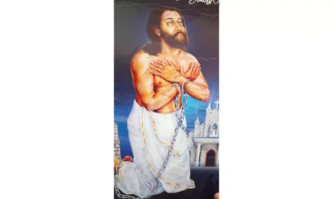 ஆரல்வாய்மொழியில் மறைசாட்சி தேவ சகாயம் புனிதர் பட்ட நினைவு திருப்பலி
