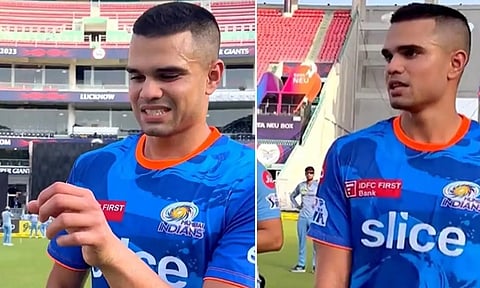 நாய் கடித்ததால் சச்சின் மகன் அர்ஜூன் டெண்டுல்கர் காயம்