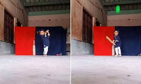 21 மில்லியன் பார்வைகளை கடந்த பாகிஸ்தான் சிறுவனின் ஹெலிகாப்டர் ஷாட் வீடியோ