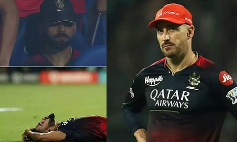 பெங்களூர் அணி வெளியேற்றம்- சோகத்துடன் காணப்பட்ட விராட் கோலி