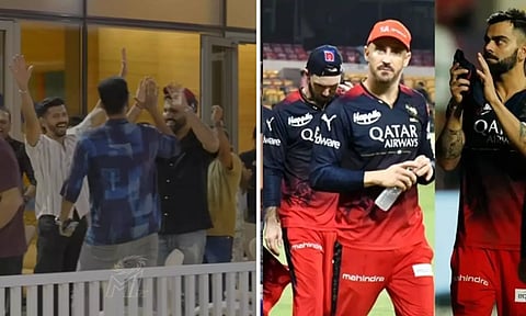 ஆர்சிபி அணியின் தோல்வியை கொண்டாடிய மும்பை வீரர்கள்- வைரல் வீடியோ