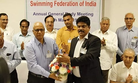 இந்திய நீச்சல் சம்மேளன தலைவராக ஜெயபிரகாஷ் 2-வது முறையாக தேர்வு