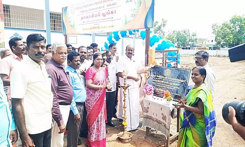 செய்யாறு அறிஞர் அண்ணா அரசு கலைக் கல்லூரியில் ரூ.1 லட்சம் மதிப்பிலான தாவரவியல் பூங்கா