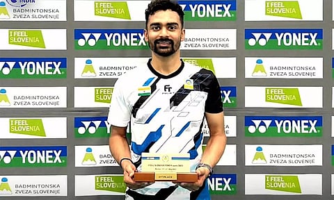 ஸ்லோனேவியா ஓபன் பேட்மிண்டன்- சமீர் வர்மா தங்கம் வென்று அசத்தல்