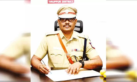 திருப்பூா் மாவட்ட காவல் கண்காணிப்பாளராக பி.சாமிநாதன்.