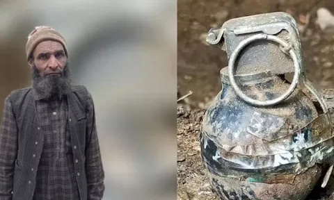 சீன கையெறி குண்டுடன் பயங்கரவாதி கைது
