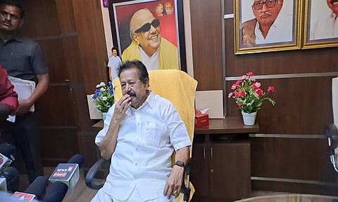 கோவில்களில் இனிமேல் சமஸ்கிருதம் வேண்டாம், தமிழ் மொழியே  போதும் என்று அண்ணாமலை கூறுவாரா?: அமைச்சர் பொன்முடி கேள்வி