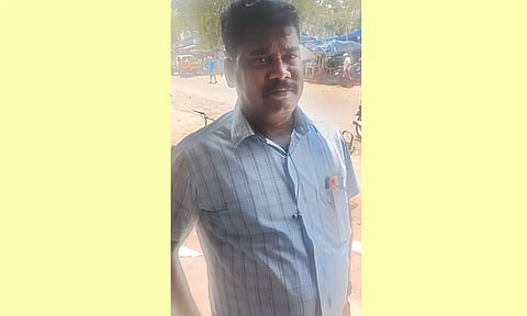 கைது செய்யப்பட்ட சரவணன்.