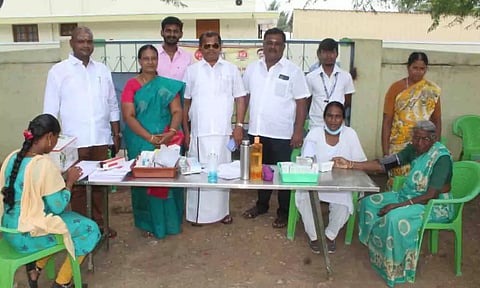 &nbsp;காய்ச்சல் தடுப்பு சிறப்பு முகாம் நடைபெற்ற காட்சி.