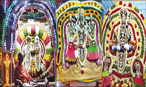 தஞ்சையில் முத்துப்பல்லக்கில் முருகன்-விநாயகர் வீதி உலா: ஏராளமான பக்தர்கள் சாமி தரிசனம்