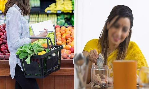 பெண்கள் மளிகைப்பொருட்களிலும் பணத்தை சேமிக்கலாம்....