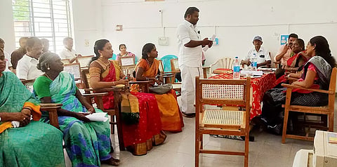 யூனியன் கூட்டம் நடைபெற்றபோது எடுத்த படம்.
