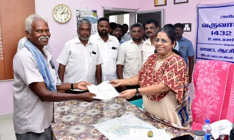 ஜெயங்கொண்டத்தில் ஜமாபந்தி-மாவட்ட கலெக்டர் நேரடி விசாரணை