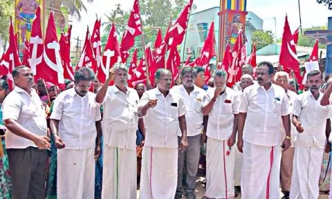 100 நாள் வேலை வழங்கக்கோரி ஆர்ப்பாட்டம்