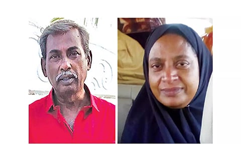 சாவிலும்  இணைபிரியாத தம்பதி அப்துல் சலீம், மும்தாஜ்.