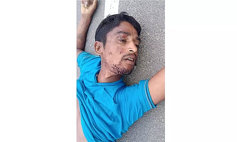 ஜீப் மோதி வட மாநில வாலிபர் சாவு