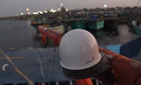 காசிமேடு மீனவர்களின் 600 படகுகளில் இஸ்ரோ தொழில் நுட்பத்துடன் தொலைத்தொடர்பு கருவி