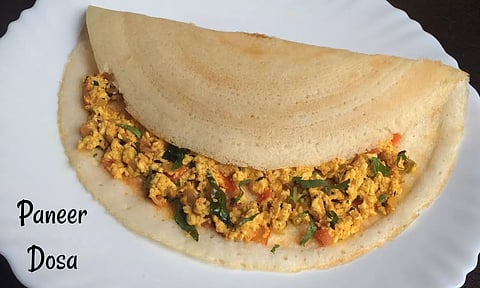 ஹோட்டல் ஸ்டைல் பன்னீர் மசாலா தோசை