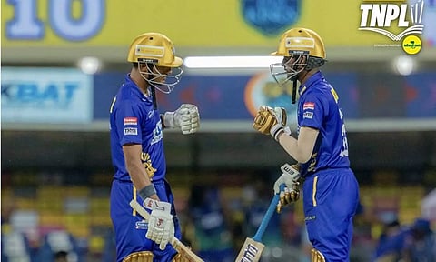 பொறுப்புடன் ஆடிய சுரேஷ்குமார், சாய் சுதர்சன் ஜோடி