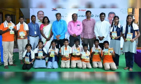 புதுக்கோட்டை வெங்கடேஸ்வரா மெட்ரிக். பள்ளியில் சர்வதேச யோகாதின கொண்டாட்டம்