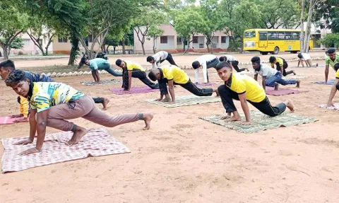 அருப்புக்கோட்டையில் யோகா தினம்