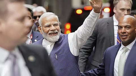 வாஷிங்டன் சென்றடைந்தார் பிரதமர் மோடி- விமான தளத்தில் உற்சாக வரவேற்பு