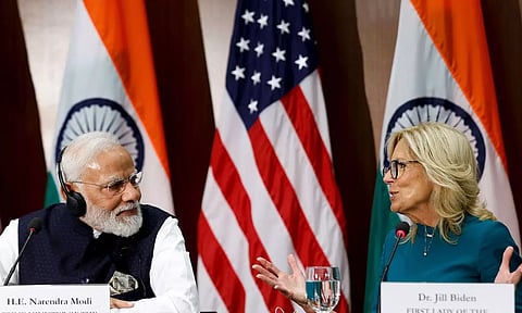இந்தியா- அமெரிக்கா இடையேயான பிணைப்பின் அடிப்படை கல்வியாக உள்ளது: ஜில் பைடன்