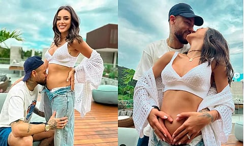 கர்ப்பிணி காதலியிடம் மன்னிப்பு கேட்ட நெய்மர்