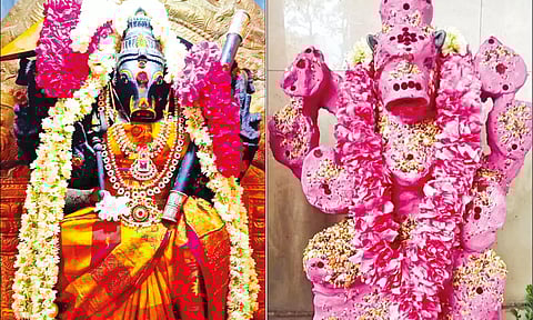 ஆஷாட நவராத்திரி: வராஹி அம்மன் கோவிலில் சிறப்பு ஹோமம்