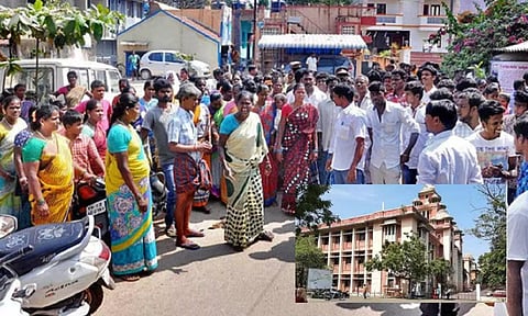 அடையாறு ஆற்றின் கரையோரம் வசித்த 206 குடும்பங்கள் வெளியேற்றம்: மறைமலைநகரில் அரசு ஒதுக்கிய வீடுகளுக்கு சென்றனர்