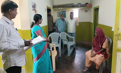 மாற்றுத்திறனாளிகள் கணக்கெடுப்பு பணி
