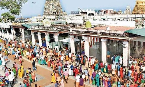 பழனியில் குவிந்த பக்தர்கள் கூட்டம்- நீண்ட நேரம் காத்திருந்து சாமி தரிசனம்
