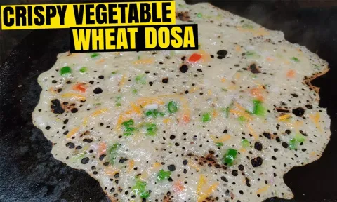 கோதுமை மாவு வெஜிடபிள் தோசை