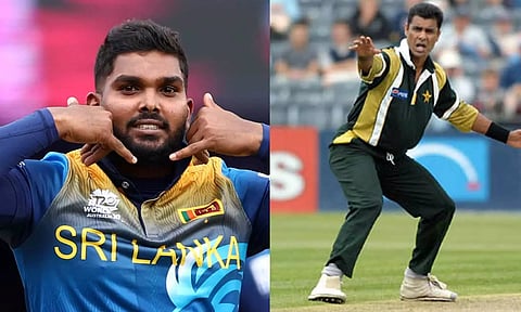 வக்கார் யூனிஸின் உலக சாதனையை சமன் செய்த ஹசரங்கா