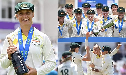 பெண்கள் ஆஷஸ்: ஆஸ்திரேலியா அசத்தல் வெற்றி- ஒரே இன்னிங்சில் 8 விக்கெட்டுகளை வீழ்த்திய ஆஷ்லே