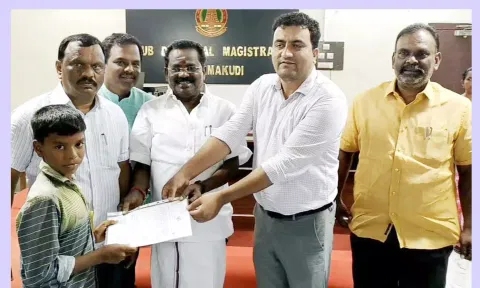 முதன்முறையாக வழங்கப்பட்ட காணிக்கர் சாதி சான்றிதழ்