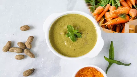 இட்லிக்கு சத்தான கேரட் வேர்க்கடலை சட்னி