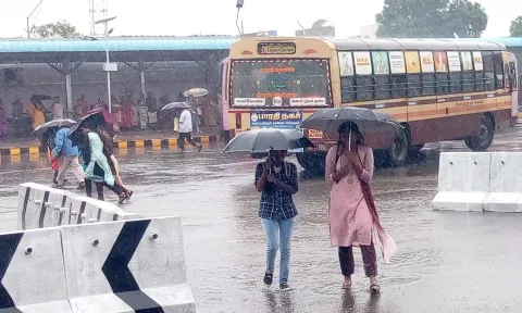 குமரி மாவட்டம் முழுவதும் சாரல் மழை நீடிப்பு