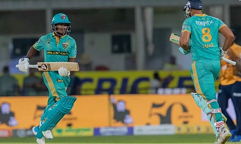 அதிரடியில் மிரட்டிய ஜாபர் ஜமால் - நெல்லை வெற்றிபெற 147 ரன்களை இலக்காக நிர்ணயித்தது திருச்சி