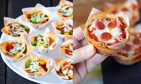 சப்பாத்தி மீதமாகி விட்டதா? வாங்க கப் பீட்சா செய்யலாம்...