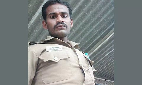 கைதான வீரசின்னகண்ணன்.
