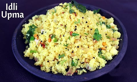 இட்லி மீந்து விட்டதா? உப்புமா செய்யலாம் வாங்க...