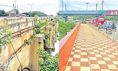 சென்னை அண்ணா சாலையில் பழுதடைந்த கூவம் பாலம்- சரி செய்யப்படாத அவலம்: சீரமைப்பு பணிகள் எப்போது?