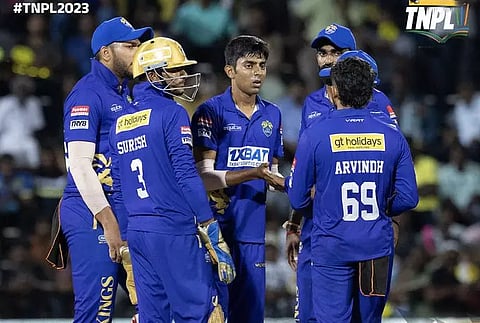 டிஎன்பிஎல்- திண்டுக்கல் அணியை வீழ்த்தி இறுதிப்போட்டிக்குள் நுழைந்தது கோவை கிங்ஸ்