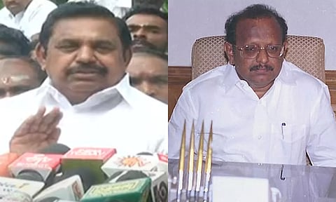 ஊழல் குறித்து கவர்னருக்கு கடிதம் எழுத அமைச்சர் ரகுபதிக்கு தகுதி இல்லை- எடப்பாடி பழனிசாமி