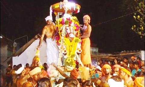 பரிவேட்டை நிகழ்ச்சி நடந்த போது எடுத்த படம்.